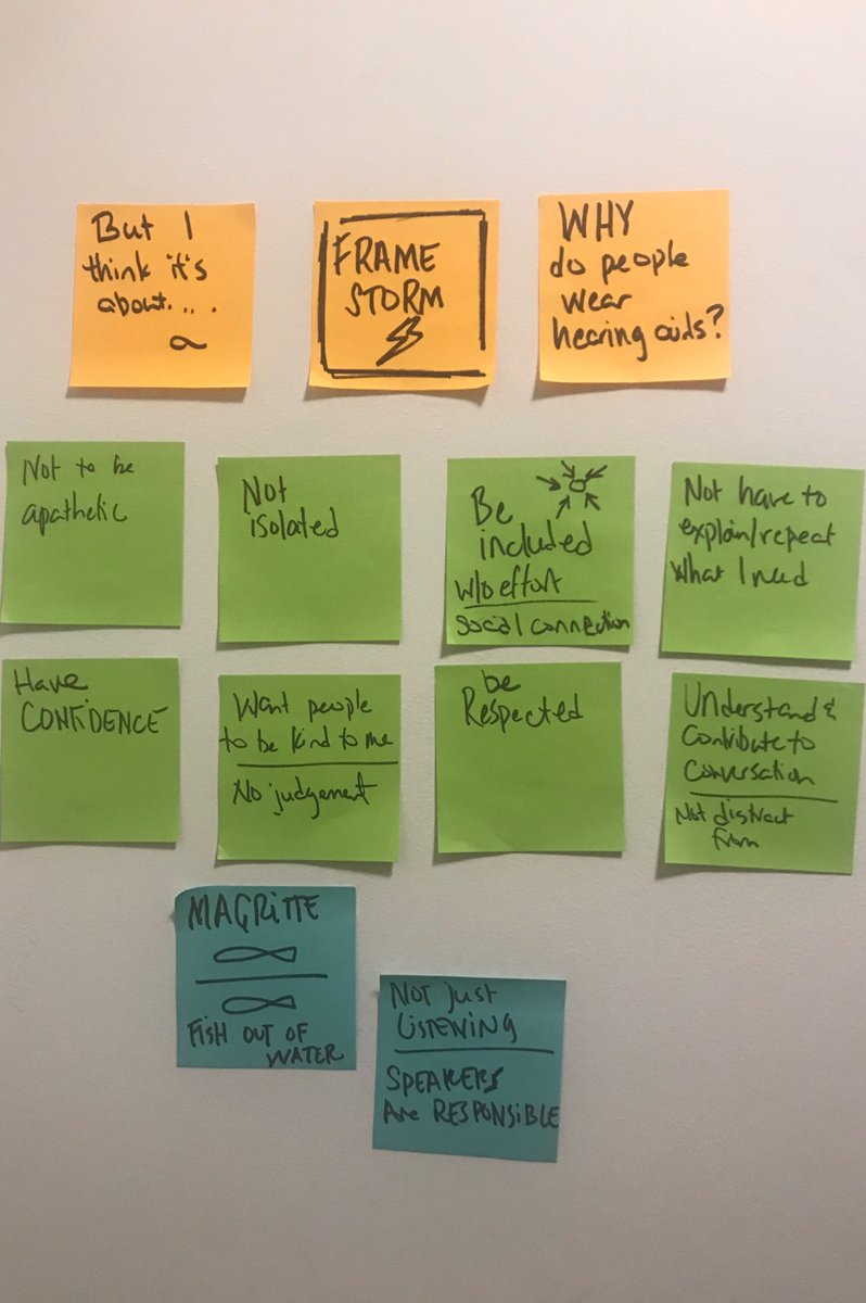 hearinaustin's tweet photo. “All the things I thought I knew, I’m learning again...” Thank you @tseelig @lisakaysolomon for making your webinar Inventing for the Future public. Listening to the thought-provoking discussion was a joy! #Framestorming #Why do people wear #hearingaids ? ⚡️ https://t.co/53Vei4ZGNC