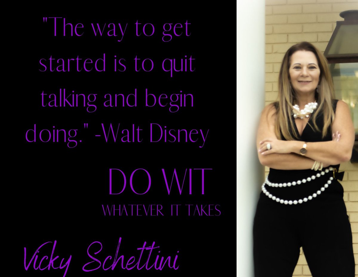 vickyschettini_'s tweet photo. "The way to get started is to quit talking and begin doing." -Walt Disney
#MakeMoney #YOUareTHEFuture #Investorlife #RealEstateQueen #Queen #MoneyMaker #ForbesMag #2020 #SpeakersLife https://t.co/0yuW4x80bj