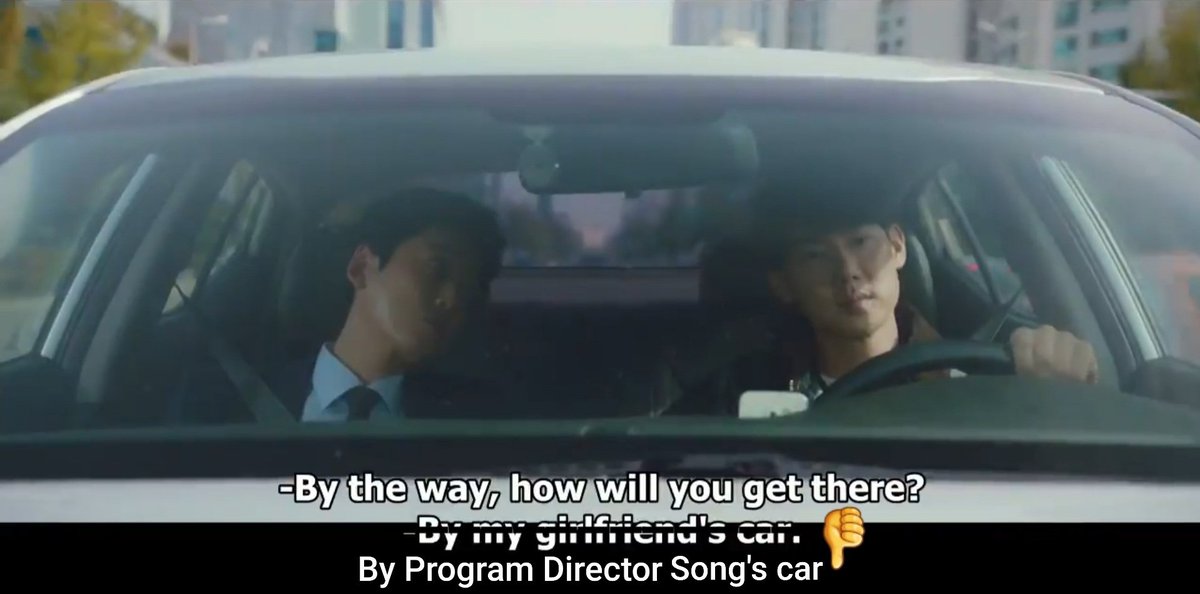 3. Ep 1  #HospitalPlaylistThis is just our pet peeve rather than a fault in the sub. NF sub it as "my gf" instead of "Song PD", the name said by Jun Wan. It's not wrong, but just a pity that int audience lost the opportunity to know her name(& job) in a supposed 1 brief mention
