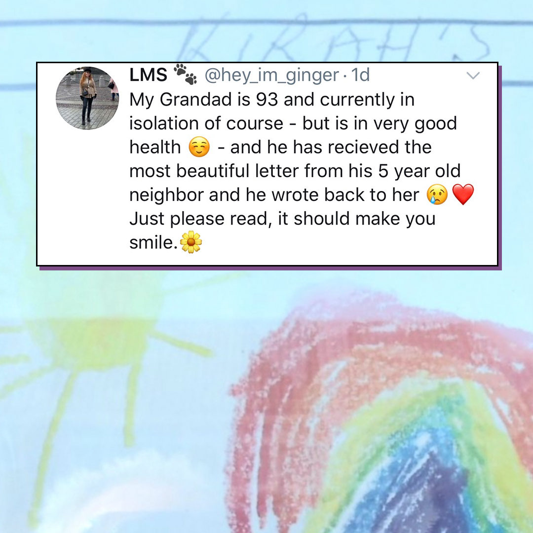 enews's tweet photo. A rainbow connection formed between two adorable pen pals. 🌈(📷: @hey_im_ginger) https://t.co/mC1eExsmsS