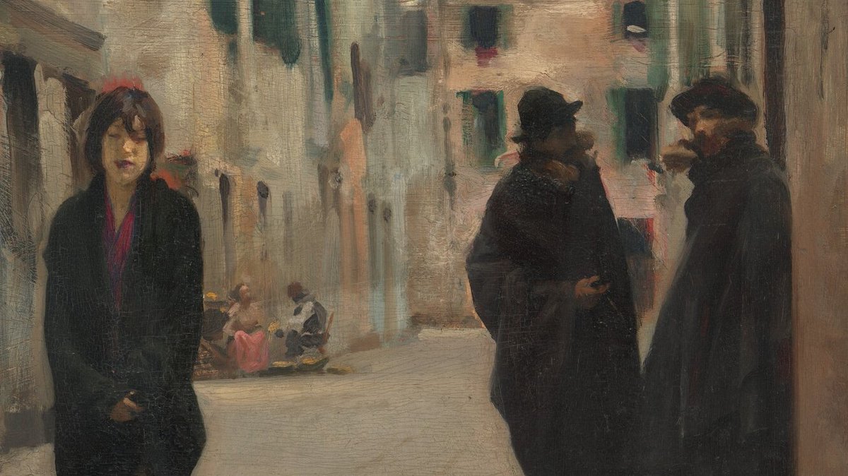 Howells recollected how "...in Venice a woman has to encounter upon the public street a rude license of glance...which falls little short of outrage."