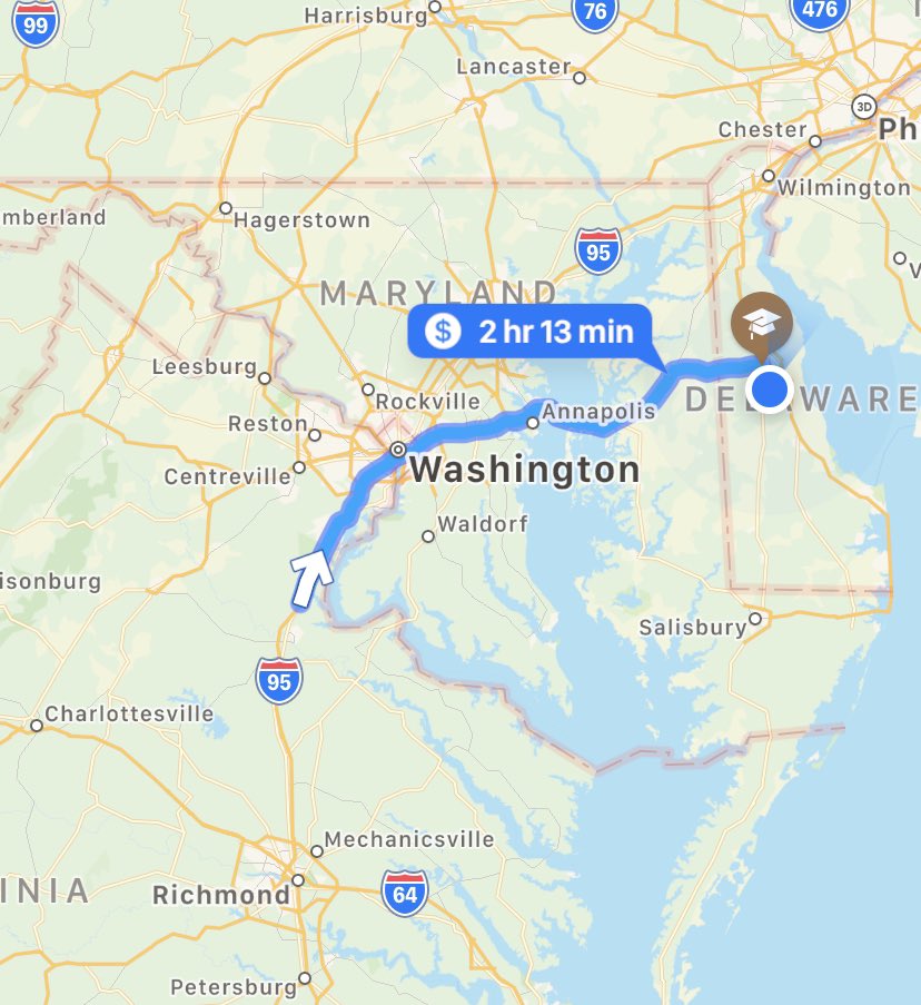 DHS_PhysEd's tweet photo. We have now logged 123.88 miles in our #DHS2DisneyChallenge that puts us a little north of Fredericksburg? Anyone know someone living in VA? Only 468.62 miles to go #HPEatHome @CSDDoverHigh https://t.co/K5hywAFhZ4