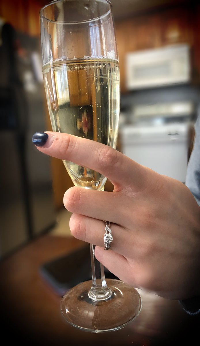 kelsschafer's tweet photo. Two days ago my best friend asked me to marry him!😍 We were walking on the trail by our house, and before I knew it he was down on one knee! We’ve been together for about a year and a half, and bought a house together last April. I can’t wait to spend the rest of my life with https://t.co/pgtefIGKwt