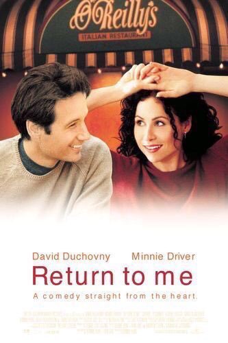 FilmNewsNos's tweet photo. 🎬MOVIE HISTORY: 20 years ago today, April 7, 2000, the movie ‘Return to Me’ opened in theaters!

#DavidDuchovny #MinnieDriver #CarrollOConnor #RobertLoggia #BonnieHunt #DavidAlanGrier #JoelyRichardson #EddieJones #JimBelushi #WilliamBronder #MarianneMuellerleile #DickCusack https://t.co/ChqOkJw0dA