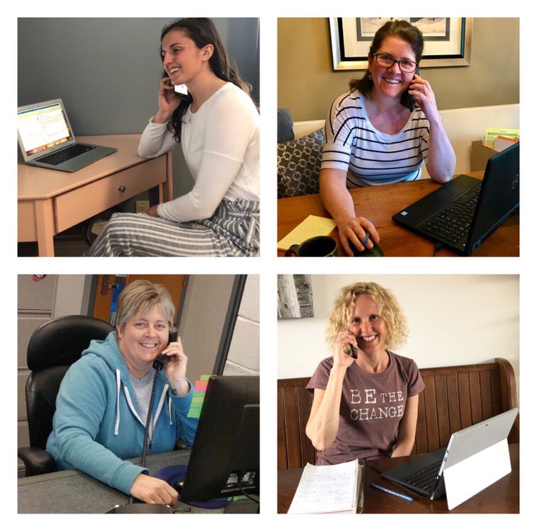 SandraLEaston's tweet photo. Someone lonely, coping with death, worried? @TownofLincolnON Staff, clockwise show Annie, Stephanie, Jennifer, Jodi. They will call on behalf of Lincoln groups/ L Seniors/ C Services to share & connect resources 4 less isolation & greater wellbeing. #youandwe 9055638205 https://t.co/kuO7hIgbir