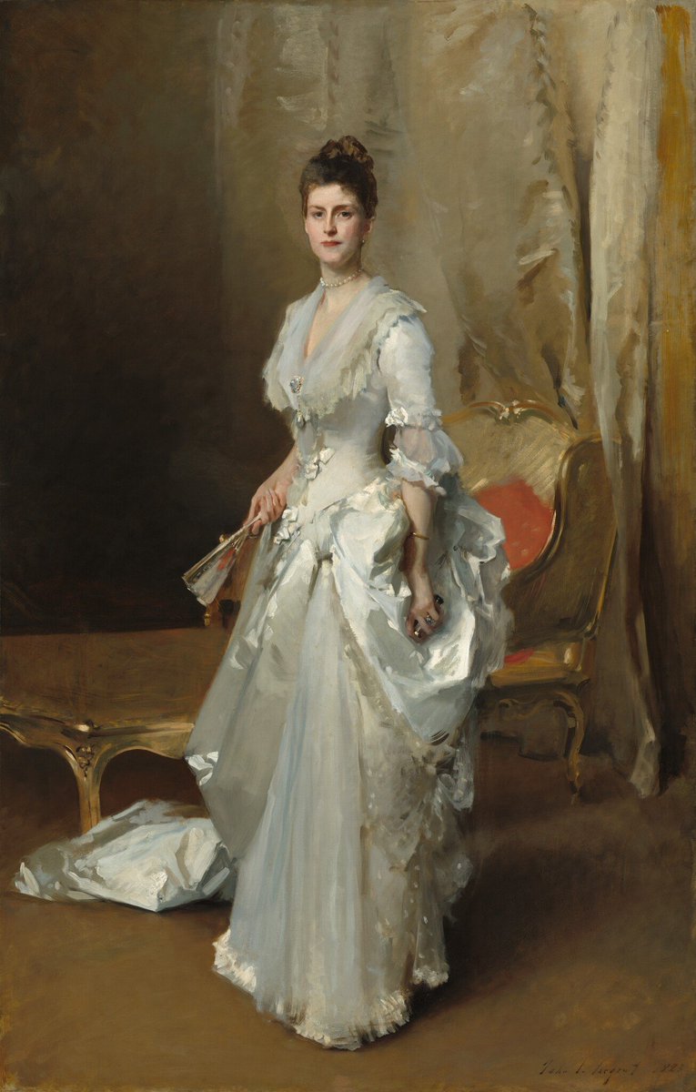 Despite his success as one of the most sought–after portraitists of the late Victorian era, Sargent eventually became exasperated by the whim and vanities of prominent sitters. “No more paughtraits,” he wrote in 1907.["Margaret Stuyvesant Rutherfurd White," 1883, gallery 69]