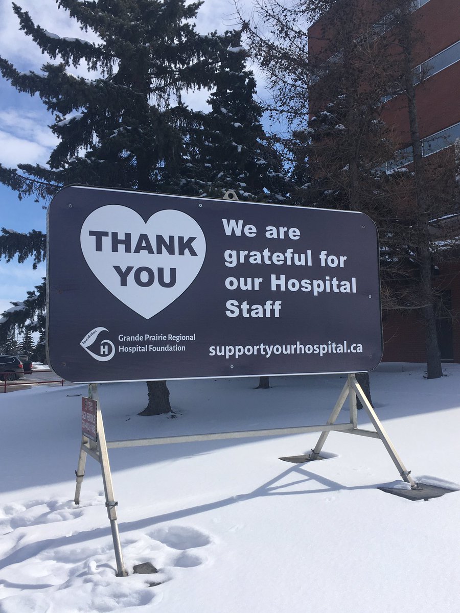 Thank you to the @GPRHFoundation for supporting our staff at the hospital during this time. You're ongoing support along with the rest of the community is appreciated. #GPAB