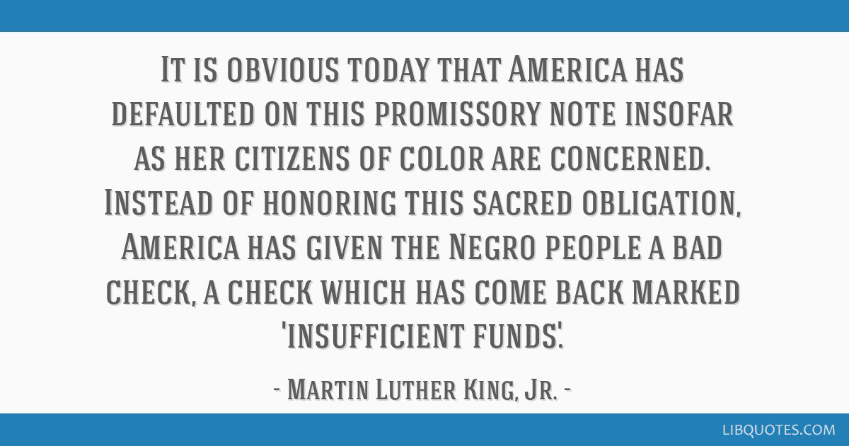 Jungle915's tweet photo. @RepublicanReact @KamalaHarris Lol, At thinking you doing something quoting Booker T. I prefer Martin’s view...#RunThatCheck https://t.co/RX0ZzZUYWD