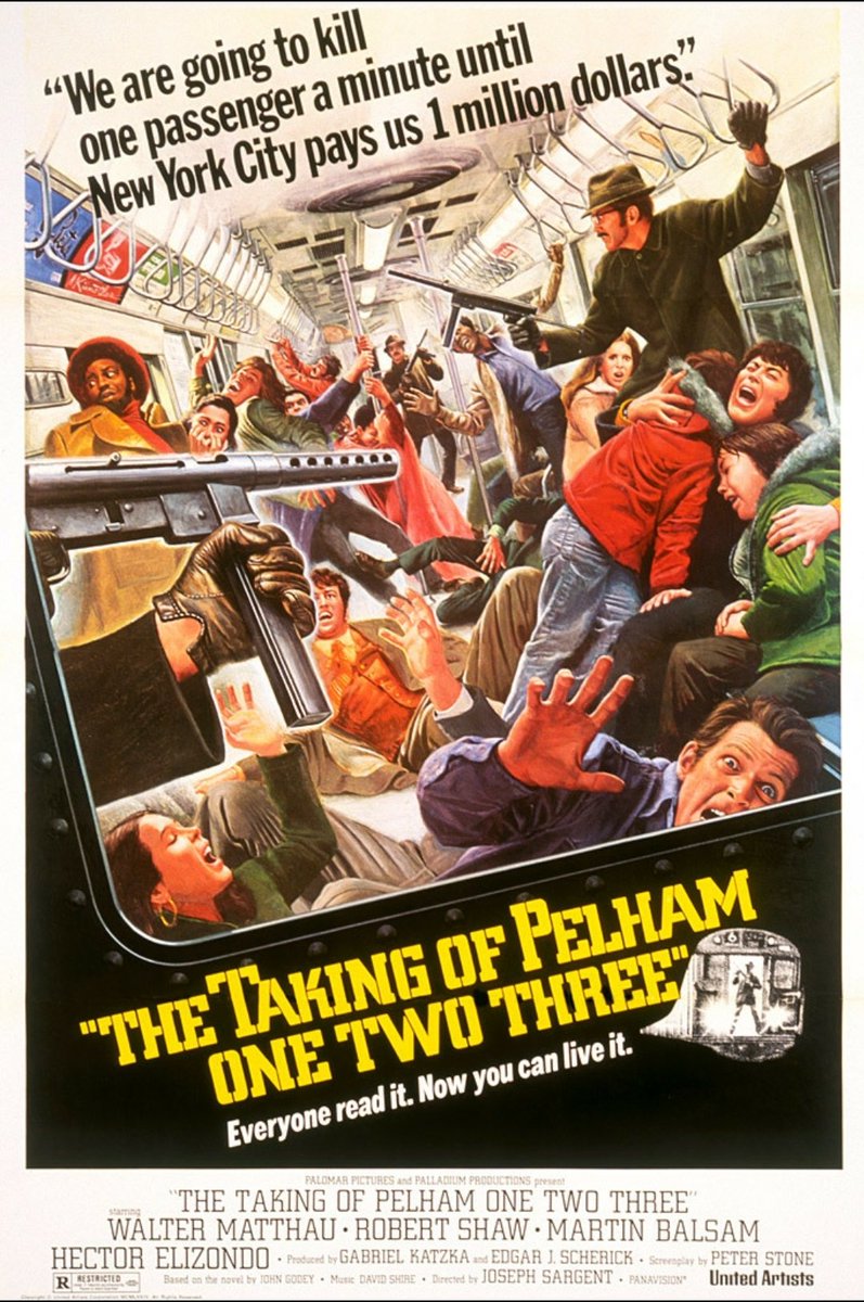 #NowWatching #NowPlaying 

The Taking of Pelham One Two Three (1974)

Directed by #JosephSargent 

#RobertShaw #WalterMatthau 

*My 256th film watched in 2020*