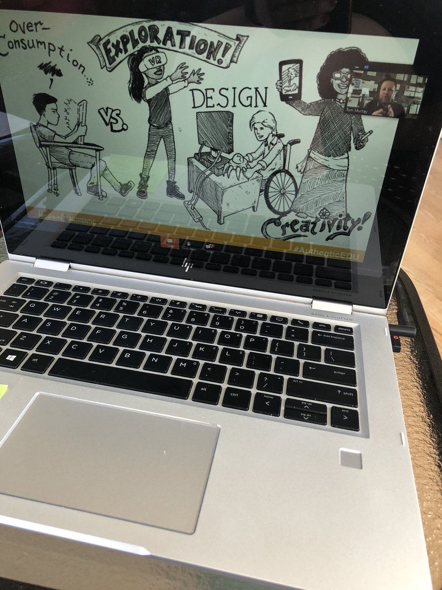 sum_the_one's tweet photo. Thanks  @peardeck for the webinar about focusing on SEL in at home learning. I figure since I expect my students to learn from myself on a tiny screen I should do some e-learning too. #authenticEDU https://t.co/xM7R2eZYMN