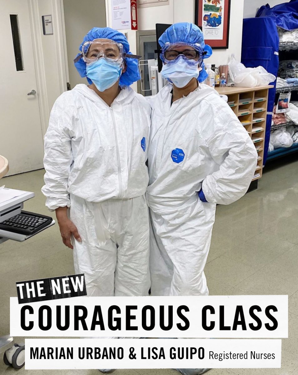 kennethcole's tweet photo. Shout-out to these nurses and other health workers on the frontline of COVID-19. #ThankHealthHeroes #WorldHealthDay
#Shoes2Big2Fill #CourageousClass https://t.co/VmOK60sUc7