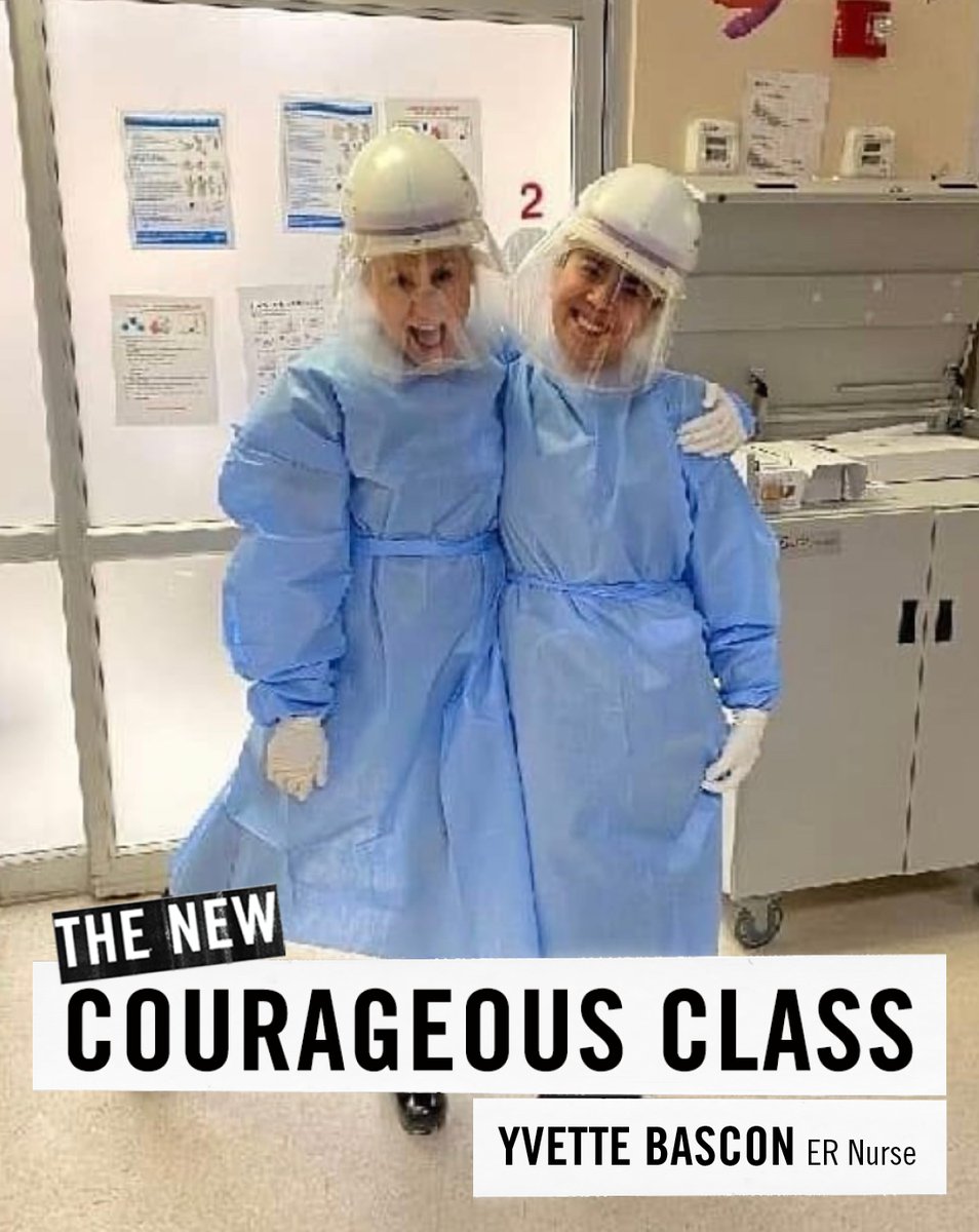 kennethcole's tweet photo. Shout-out to these nurses and other health workers on the frontline of COVID-19. #ThankHealthHeroes #WorldHealthDay
#Shoes2Big2Fill #CourageousClass https://t.co/VmOK60sUc7