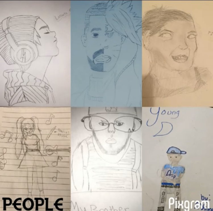 CSD10Bronx's tweet photo. Art made by Ms. DiSalvatore amazing art teacher at MS 331  and the amazing students  https://t.co/eND1jmrV0x via @YouTube https://t.co/w7zQ3B5Equ