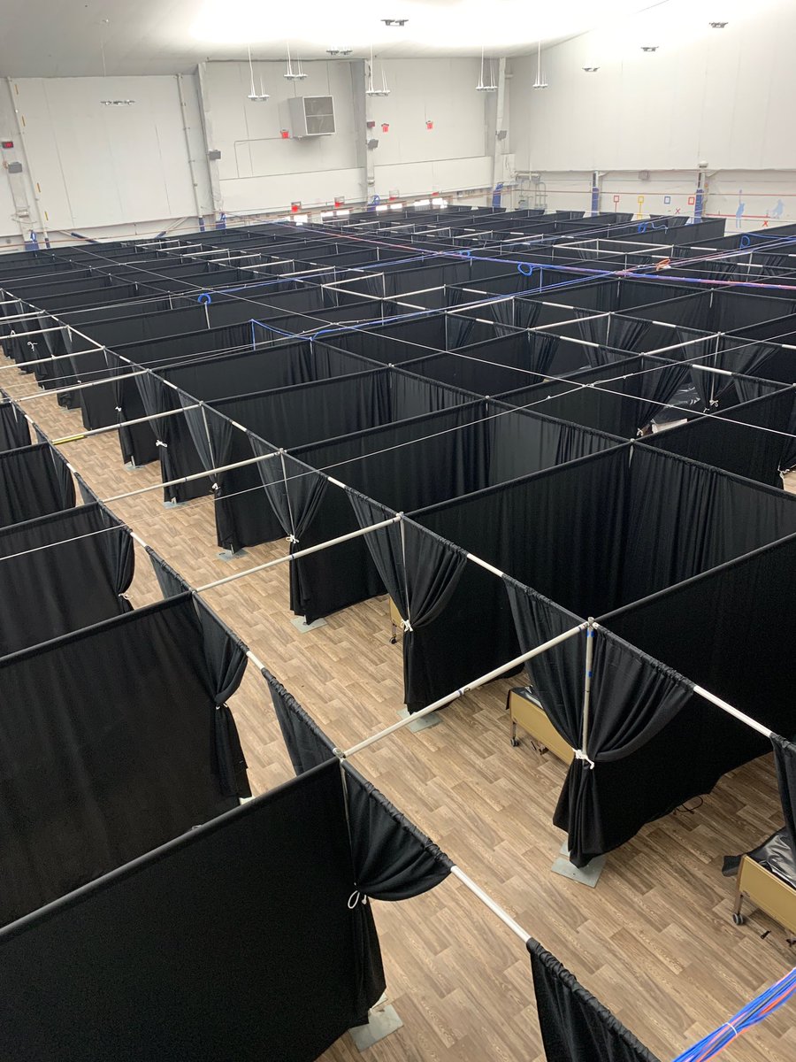 CrsOrlando's tweet photo. Proud of our #colorectalsurgery PA @KondekAnnamarie who is in NYC building a hospital 🏥in a week, scheduled to open for #COVID19 patients by Friday! 
#WeAreFightingBack 💪💪💪
#ThisIsWhatAHeroLooksLike 🇺🇸
@AdventHealthCFL @ourmedschool @OviedoMedical @SamAtallahMD https://t.co/XeMqnBHPUs