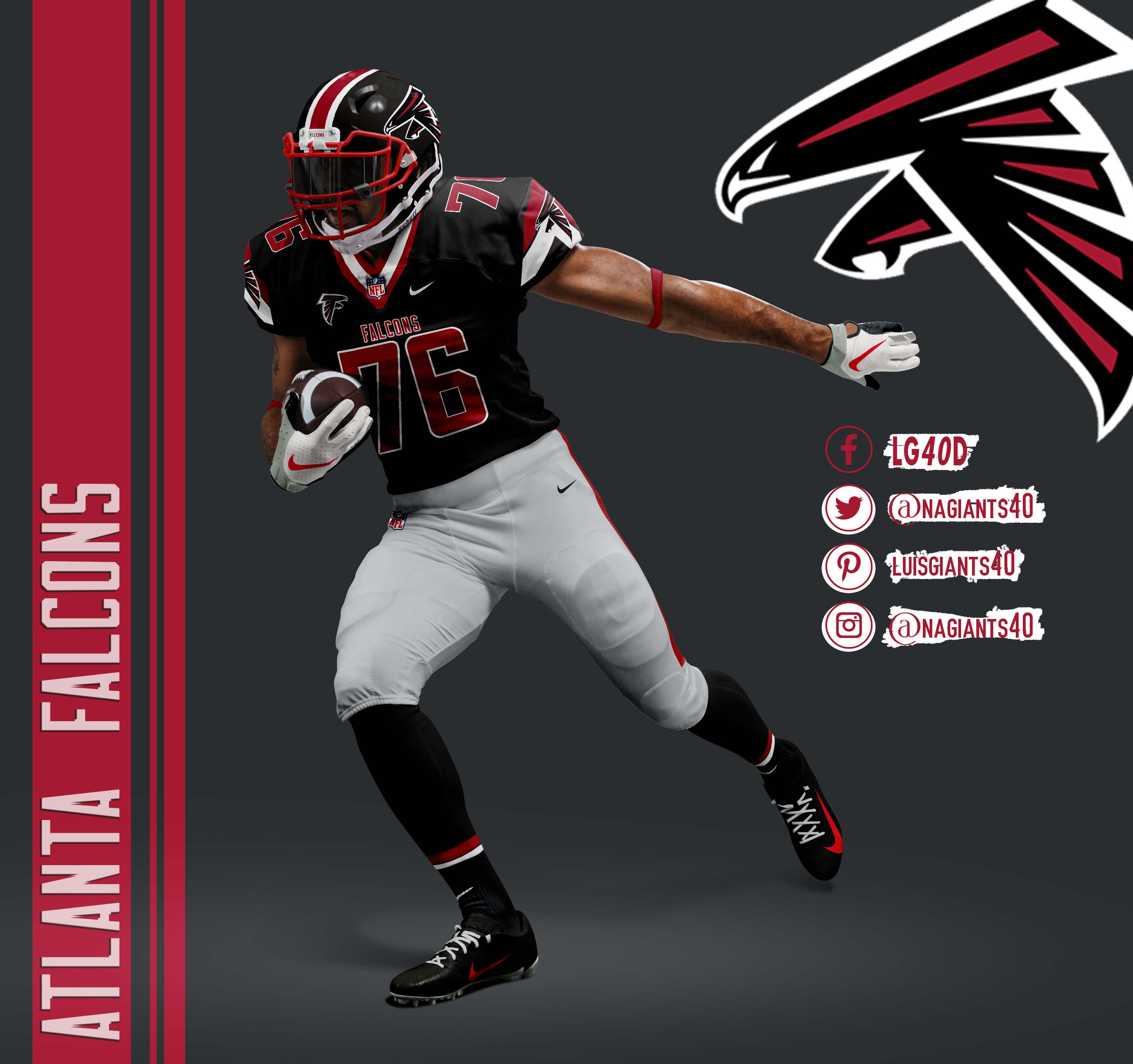 Luis Fernando on X: Atlanta Falcons concept uniforms 2020