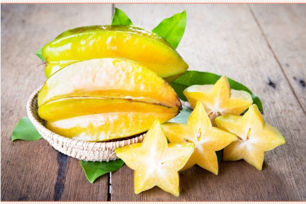 Jungwoo: Star Fruit-One fruit contains over 50% of the recommended daily amount of vitamin C.-Excellent source of copper.-High in fiber.