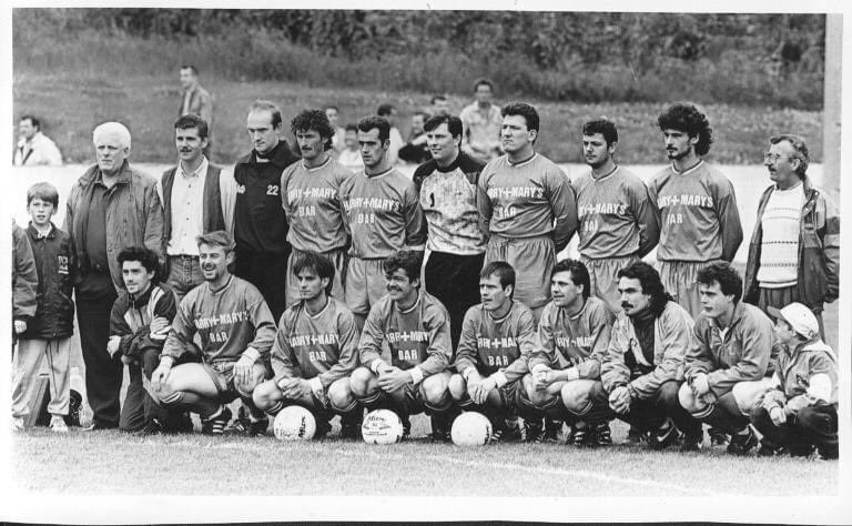 FcPriory's tweet photo. Lawson Cup Final 1994 winning squad. Beating Geraldines 5-2. https://t.co/osDzvOAgq1