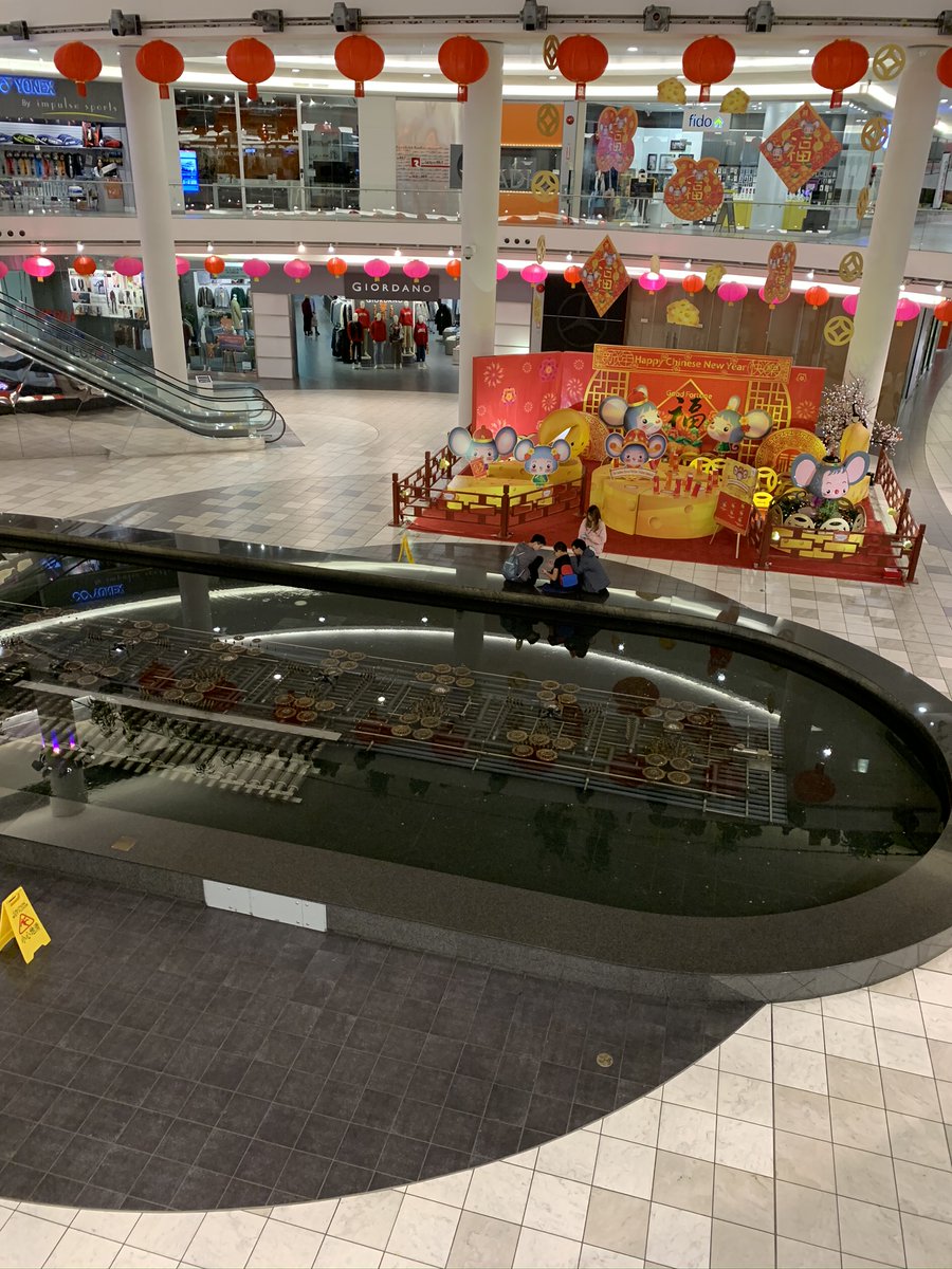 I mean, hats off to all in BC who are now socially distancing, but this photo was taken in Aberdeen Centre in Richmond at 6pm on FEBRUARY 8. Yes, two months ago. The Chinese community was socially distancing against Covid-19 before the rest of Canada had even heard of the term