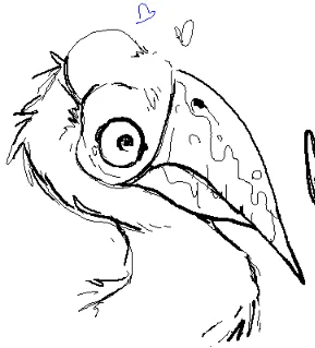 more drawpilatas .... stretchy ghoul by @r_bitor 