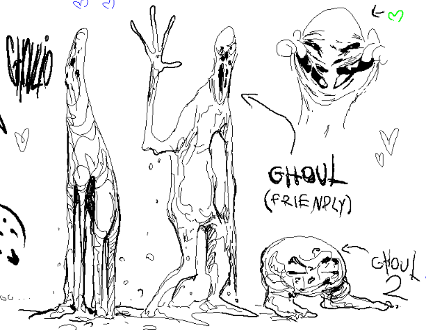 more drawpilatas .... stretchy ghoul by @r_bitor 