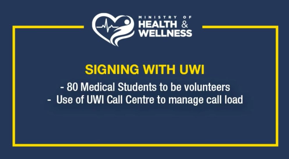  #Jacovid19 Call Centres/Hotline & Medical Students:We wish to formally welcome the 80 medical students who are now manning the MOHW Call Centre to the joint effort to  #BeatCOVID19 in Jamaica.  #Covid19Jamaica