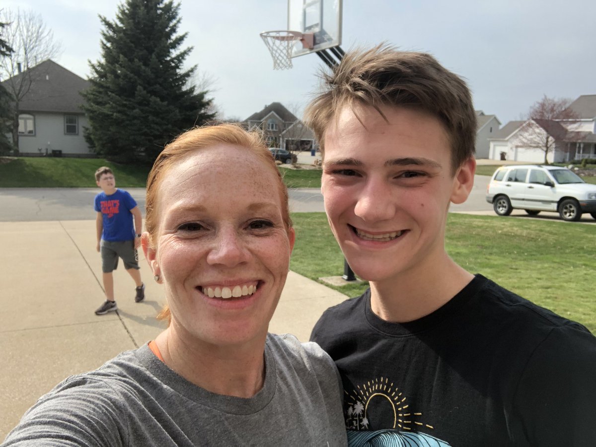 lengelsman12's tweet photo. Grateful for a beautiful day and an intense game of one-on-one with this kid!  #oneshiningmoment #keepingHope https://t.co/adUndRLbqC