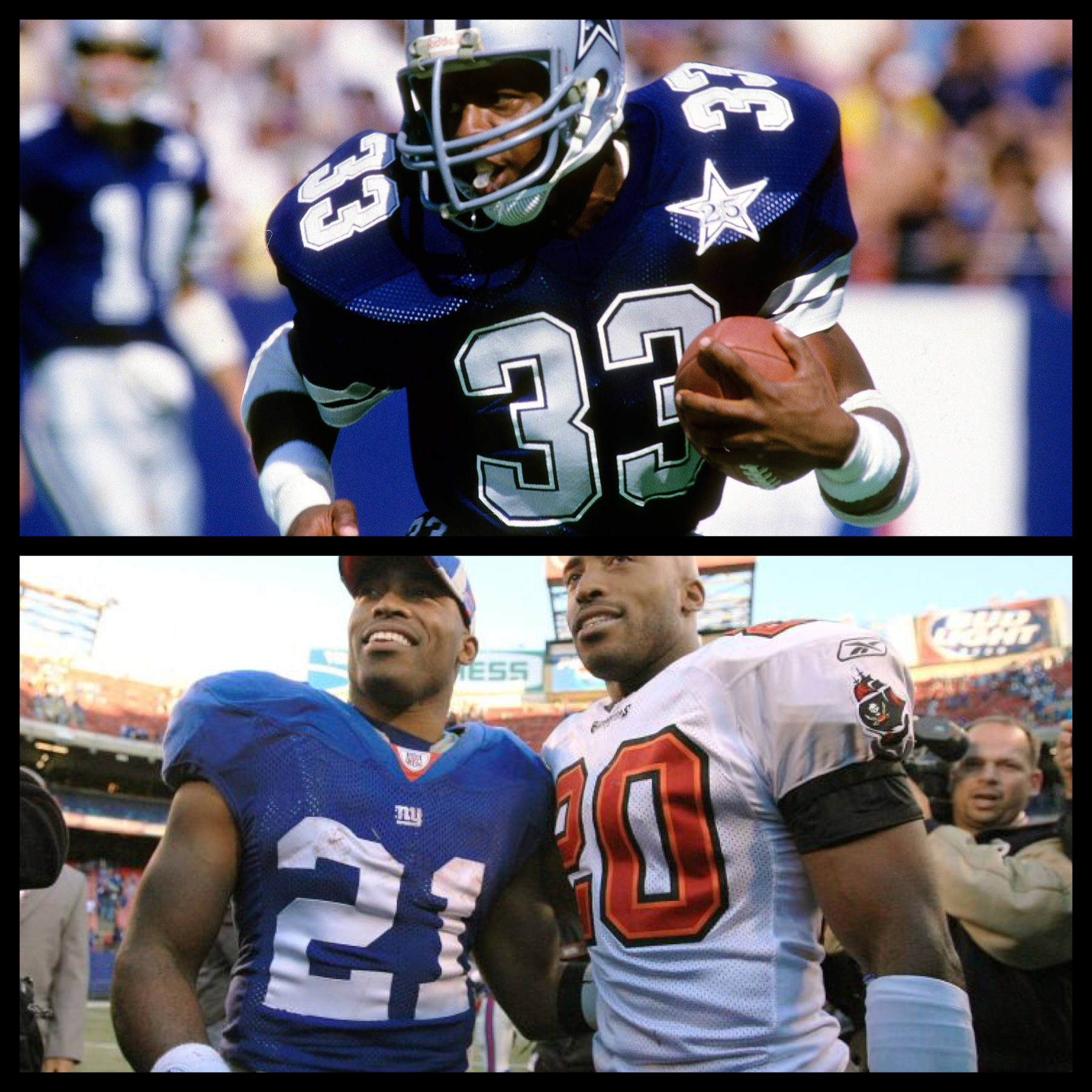 Happy Birthday Tony Dorsett, Tiki Barber and Ronde Barber!  

Draft one, Trade one, Cut one! 