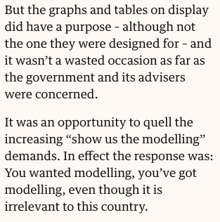 A very quick thread about the modelling released yesterday. First: this, from  @farrm51, seems exactly right.  https://www.theguardian.com/australia-news/2020/apr/07/lifeboat-australia-sets-sail-as-government-releases-coronavirus-modelling