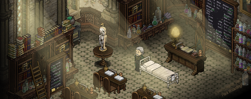 Hogwarts 2020, Salones de Clase. 
#Hogwartsvirtual #HarryPotter #Hogwarts #Habbo