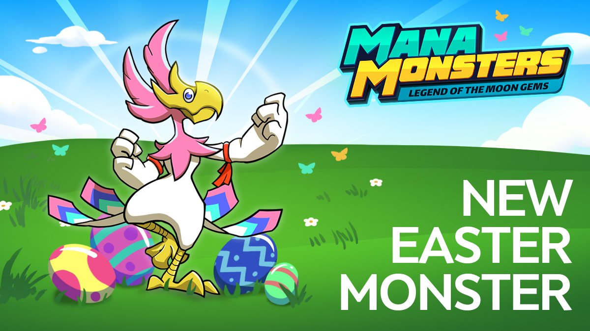 mana_monsters's tweet photo. Hey Everyone, our Easter update is now LIVE! Partying faceHatching chickRabbit face

We would also like to introduce our new monster for this update: CHOOKFUI!

Try our new Drafts to see if you can add Chookfui to your monster collection!

#gamedev #mobilegames #monsters #Easter https://t.co/nioRlKf3r0