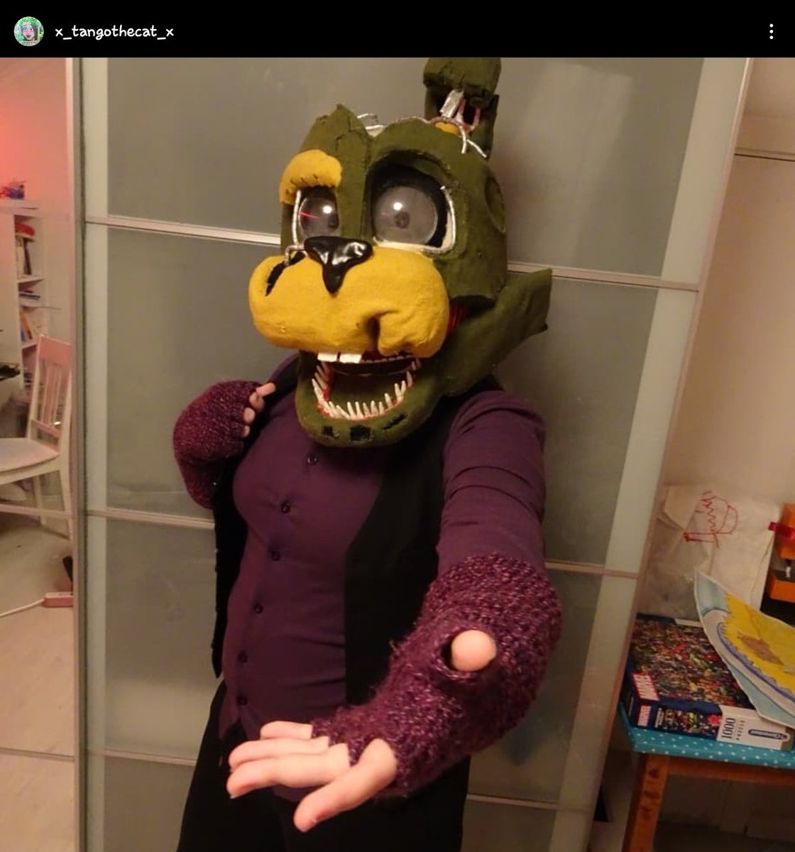 SilverEyes134's tweet photo. @dawkosgames you missed the most coolest fnaf costumes of all time >:000 made by @Sweet_Dropz06 !!!!!! #DawkoMeme https://t.co/5e45ErU9GO