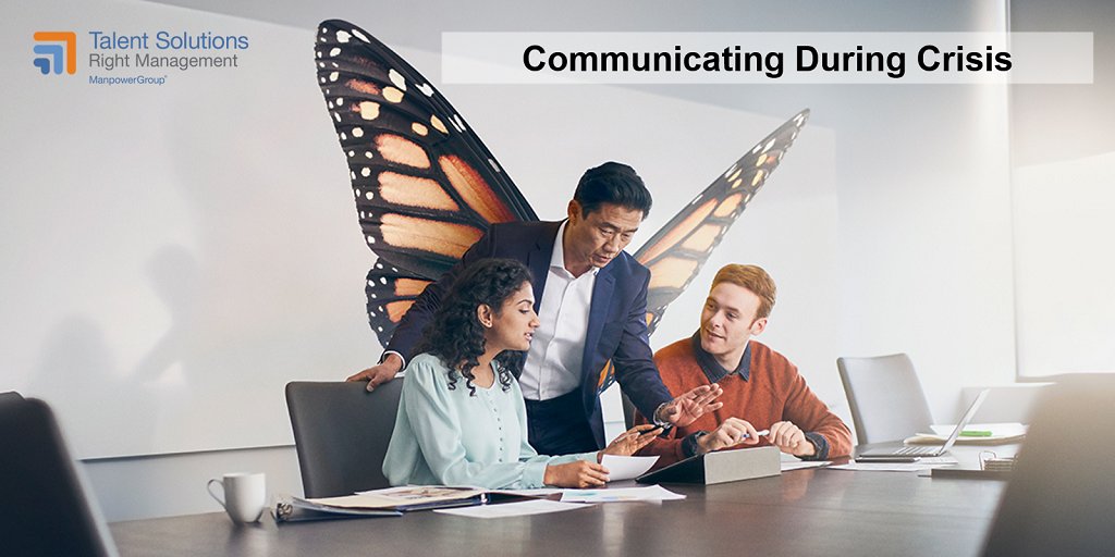 rightmanagement's tweet photo. WEBINAR: Communicating During Crisis - We’re “playing by new rules”, clear and focused communication, regardless of your role, is essential.
https://t.co/9aGrb8ie9t https://t.co/GQtjMkmbVb