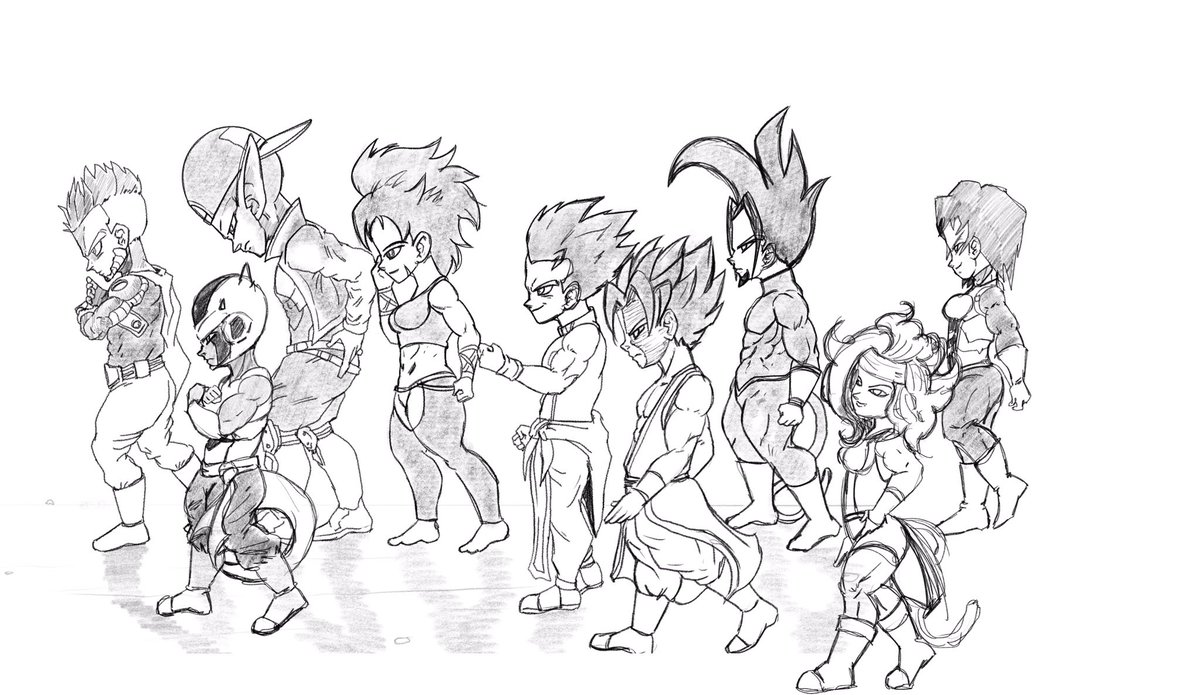 WIP more to add #dbz #dboc #occharacters