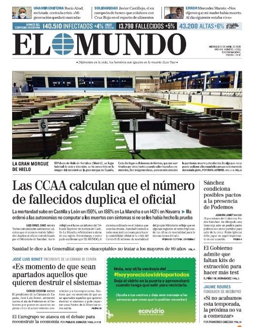 JorgeBustos1's tweet photo. Hay verdades cómodas. Otras no lo son en absoluto. Son estas las que hay que contar. Suele contarlas El Mundo. https://t.co/l7AGc0E4qO
