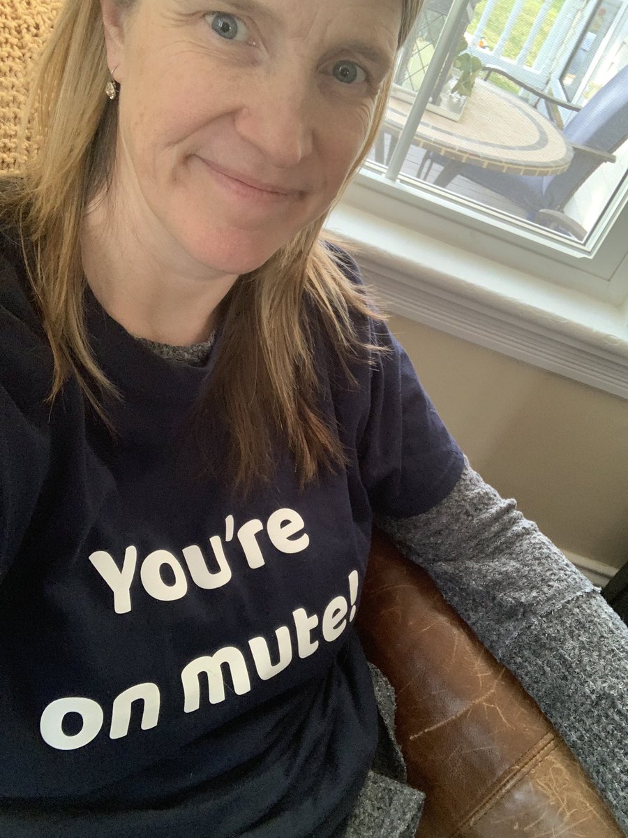 KGold1234's tweet photo. I had a T-shirt made for my Zoom meeting days....😉😊 https://t.co/zZHVp5hYuz