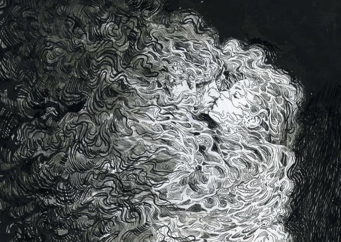 senzupen's tweet photo. Miles_Art on Instagram. Out of this world content. More like a dive into our deepest fears and beauty wrapped into one; an ethereal dance between dark and light. #draw #illustration #sketch #doodle #ink #pen #pigma #pencil #inkart #inkgallery #bristol #gallery #lineart https://t.co/SM3g9SftgE