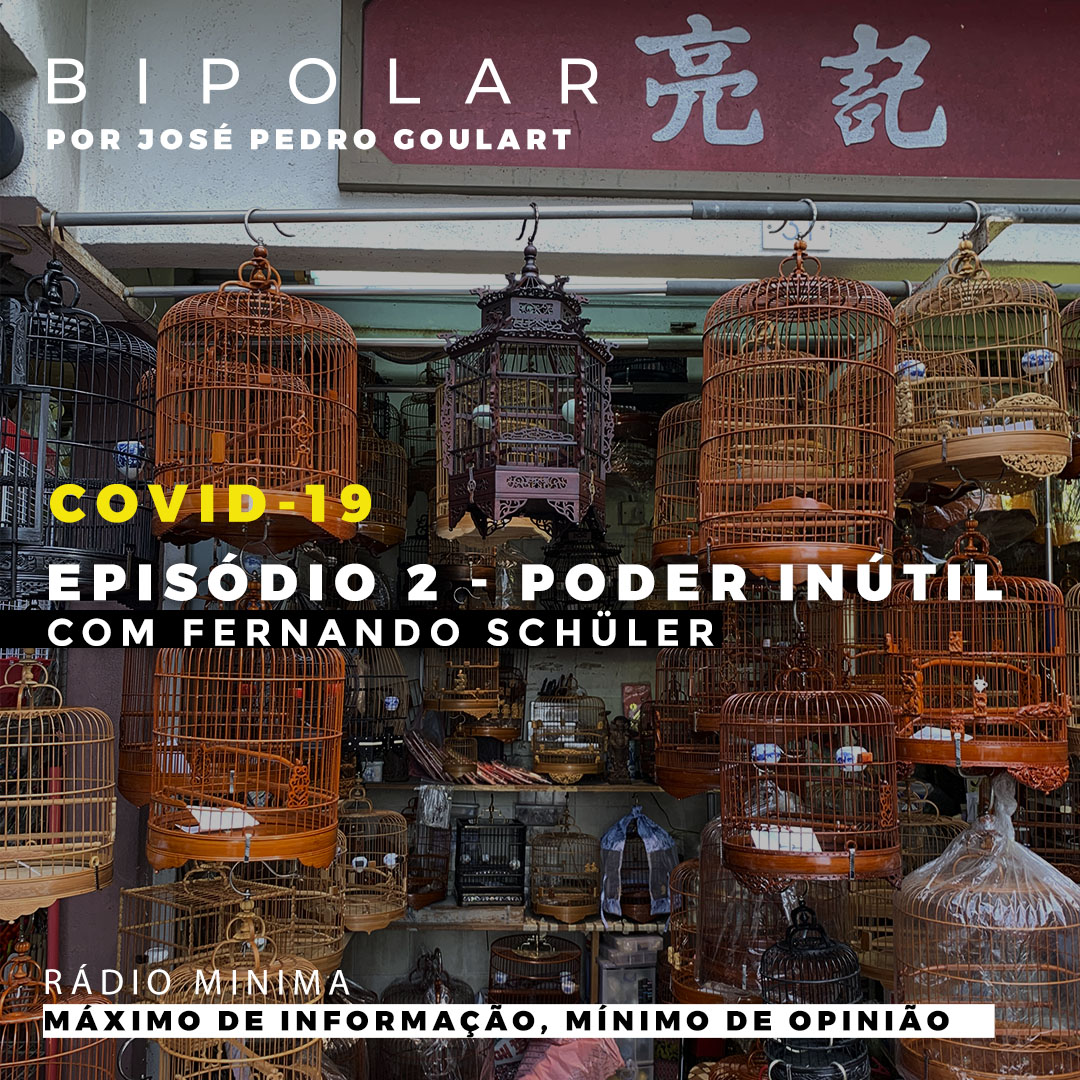 O filósofo e cientista politico <a href="/fernandoschuler/">Fernando Schüler</a>  denuncia os especuladores da pandemia: o "poder" é inútil diante de tantas perdas. Segundo episódio de uma série propositiva sobre saídas e soluções. Bipolar, na Minima, por <a href="/ZPgoulart/">José Pedro Goulart</a> 
Disponível em m mfn.bz/8zkv