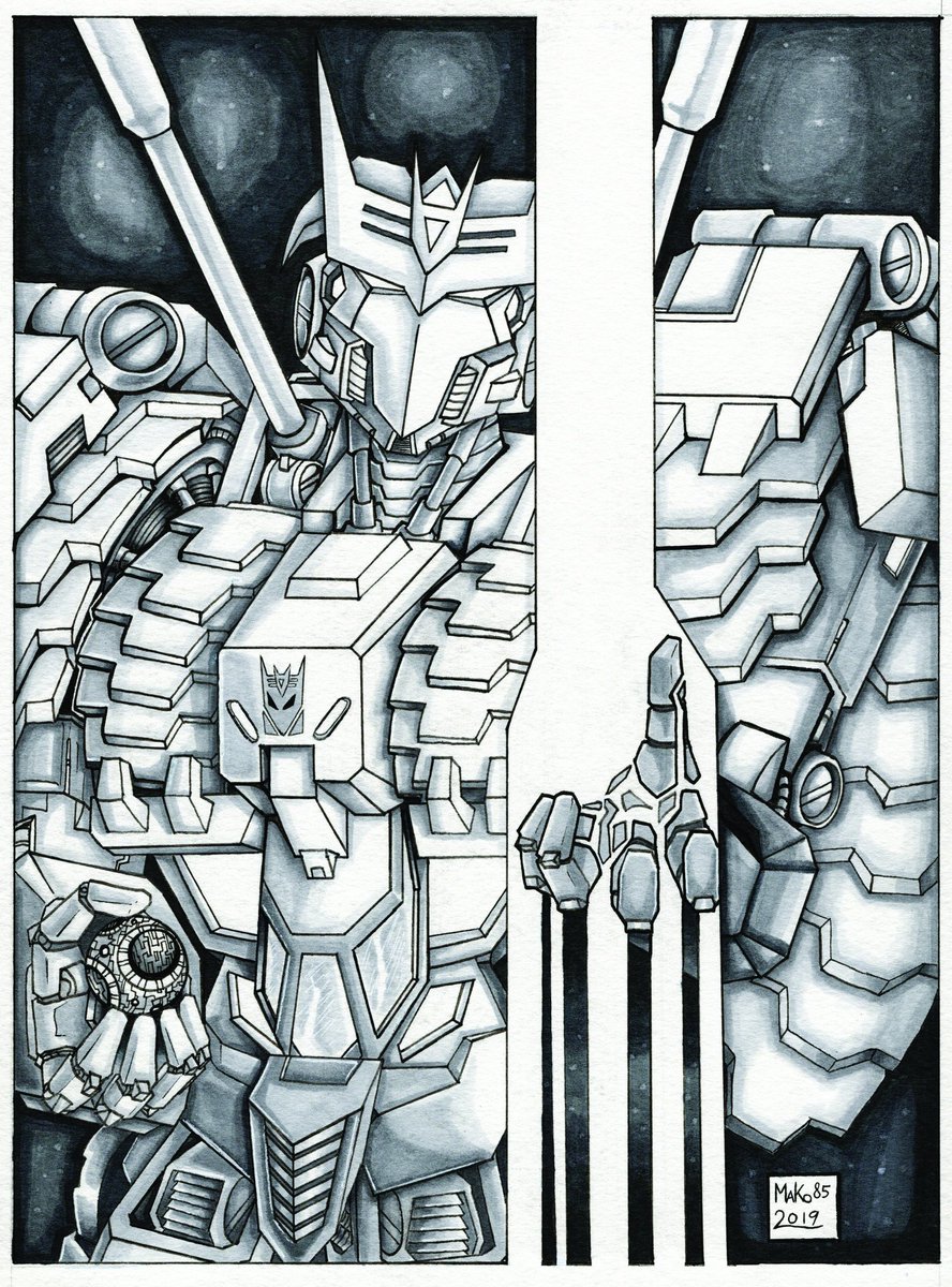 Mako85art's tweet photo. Here's my contributions to the @RiseUpCons zine from last year.
The color for Tarn was provided by @dazzledictator whom did an incredible job!💖
#mako85 #fanart #transformers #Tarn #Overlord #maccadam https://t.co/JlBiLKDljU