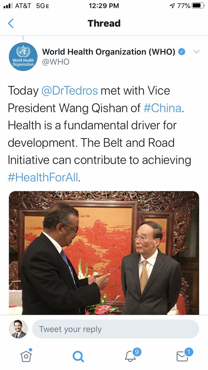 Also unconnected, surely, is  @WHO’s support for China’s Belt and Road initiative, which helped accelerate the spread of the disease. More on that here from  @CFR_org:  https://www.cfr.org/blog/what-covid-19-pandemic-may-mean-chinas-belt-and-road-initiative