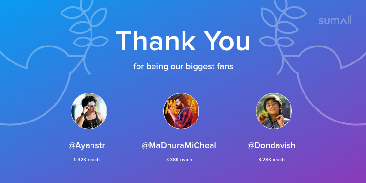 IdeaNagi019's tweet photo. Our biggest fans this week: Ayanstr, MaDhuraMiCheal, Dondavish. Thank you! via https://t.co/wVb1YRiZp6 https://t.co/I12wGge87k