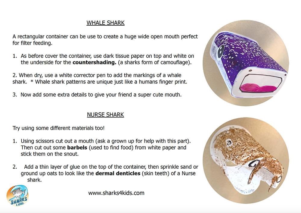 I created some little yogurt container friends,  we’d love to see your cute creations!  ✂️🎨

<a href="/Sharks4Kids/">Shark Education</a> 
#craftoftheday 
#homeschooling 
#Shark #sharks4kids