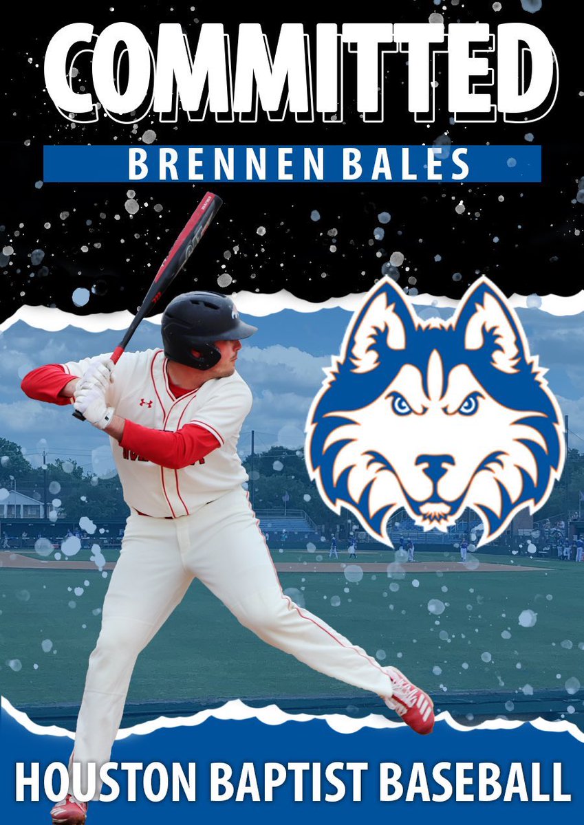 BalesBrennen's tweet photo. Thank you to everyone who has made this possible for me. Especially my family, friends, and coaches who have supported me through it all. With that being said, i'm excited to announce that I'll be furthering my academic and baseball career at Houston Babtist University. #DawgsUp https://t.co/WWreMbnVcH