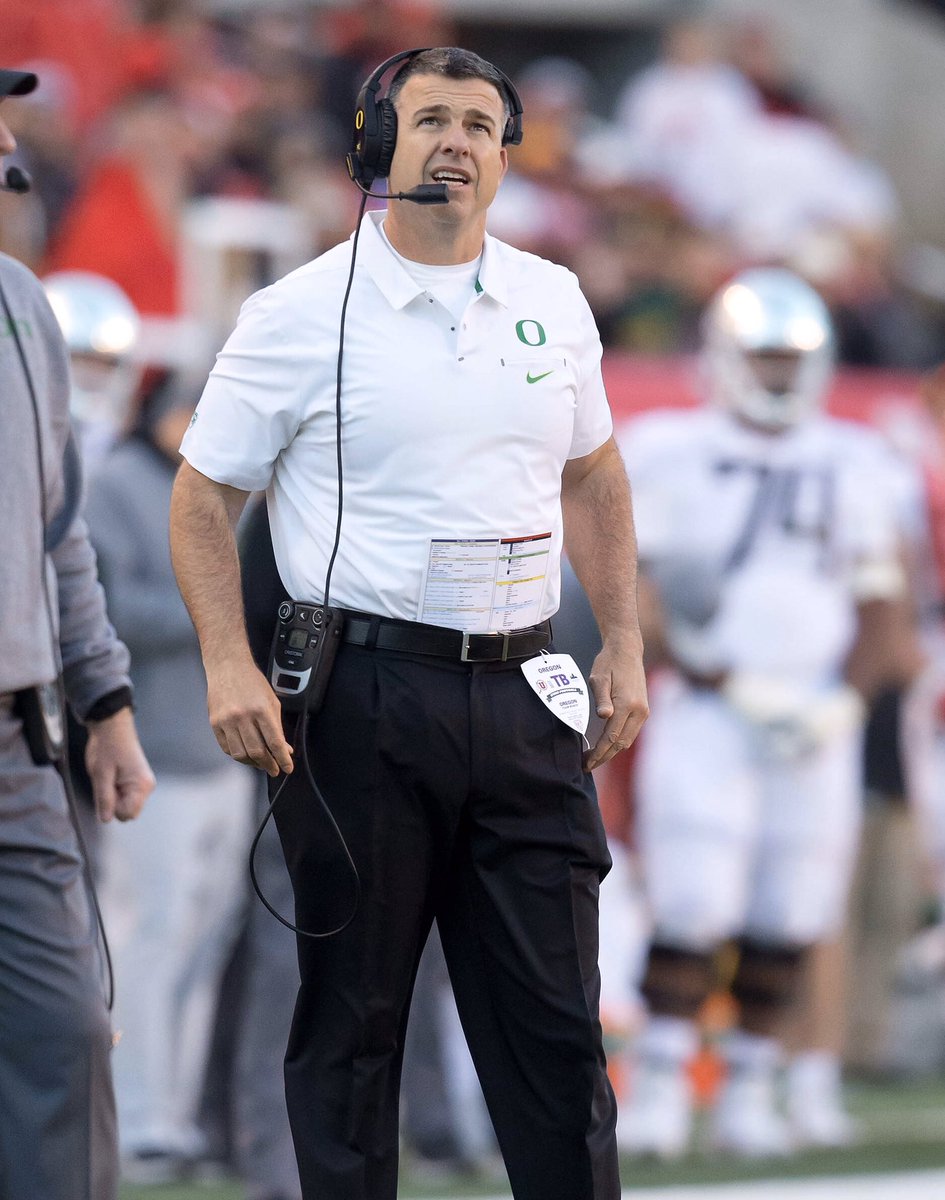 Mario Cristobal, Oregon: High school vice principal that brings in the troubled kid, sits on his chair backwards, and says “this isn’t the way, brother.”