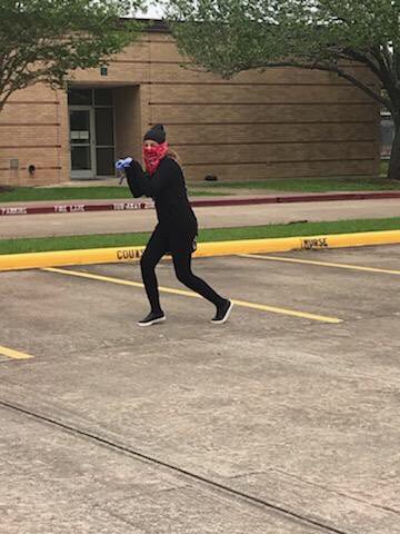 MrsNguyenWin's tweet photo. Look! Ninjas! No.....it’s just fifth grade teachers @APE_Sailors! Can’t be with them, can’t be without them. https://t.co/P9QUnC1bJi