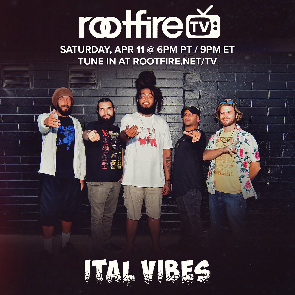 Join us Saturday (Apr 11) @ 6pm PT / 9pm ET for a live session on #RootfireTV! 👉 rootfire.net/tv/

<a href="/Rootfire_Intl/">Rootfire</a> @RootfireNet is hosting artist live stream for musicians who cannot tour during the Coronavirus pandemic. 100% of donations go directly to the Artist.
