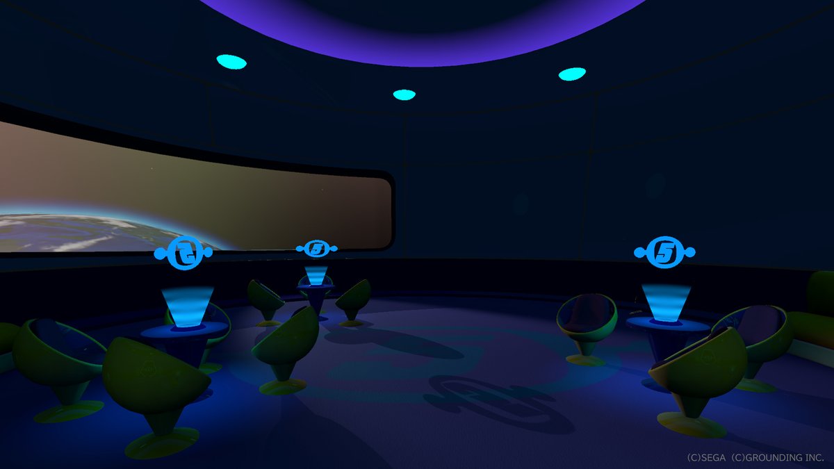 Grounding_Inc's tweet photo. 【バーチャル背景画像】
セガ@SEGA_OFFICIALや任天堂
に遅ればせながら
#スペースチャンネル5 VRでも
テレワークやビデオ会議、ウェブミーティング用の画像を用意してみました。ご自由にお使いください!
音楽とダンスは、地球を、宇宙を、未来を救う。
レッツ・スペース テレワーク!
#スペチャン https://t.co/QLL98728aR