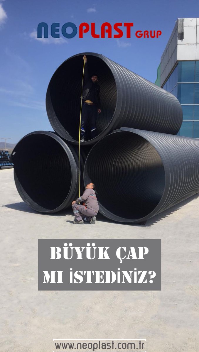 NeoplastG's tweet photo. Ülkemizin önemli projelerine Türkiye’nin en yüksek mukavemete sahip #büyükçapkoruge borusunu üretiyoruz. 

#büyükçapboru
#koruge
#corrugatedpipe
#altyapısistemleri
#otoyol
#karayolu
#yağmursuyu
#kanalizasyon
#drenaj https://t.co/6pUSd3RFvz