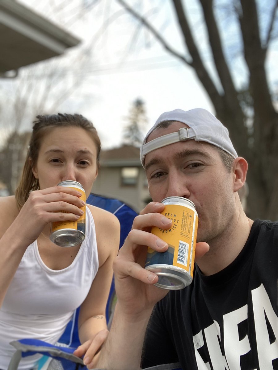 t0mmy0ls0n's tweet photo. A huge thanks to @BIGJermTwoThree for leading our Good Karma Brands team through today’s #GKBFit Virtual workout! @laurenmolson17 and I needed a @AthleticBrewing 🍺 after that! https://t.co/t7jUXpCt7J