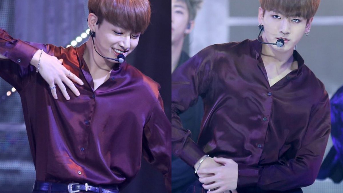 i am here to talk about jungkook in silky, velvety shirts