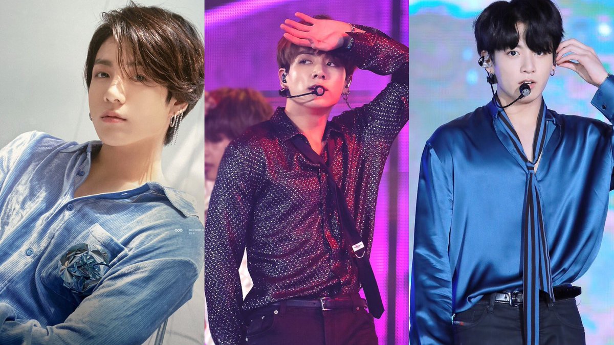 i am here to talk about jungkook in silky, velvety shirts